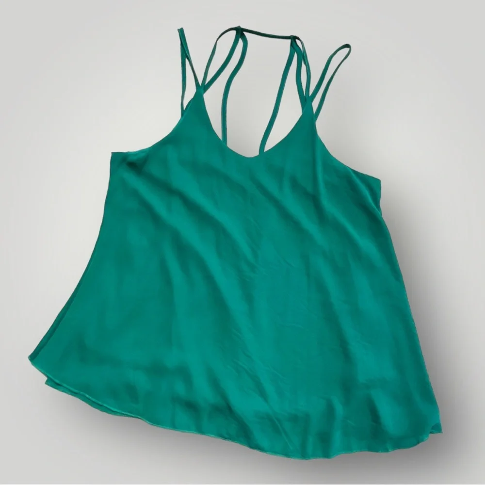 Lot/2 Camisoles Tops Blue & Green - Picture 5 of 15